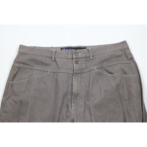 Vintage 90s Marithe Francois Girbaud Mens 40x26 Distressed Baggy Denim Jeans - Picture 2 of 16